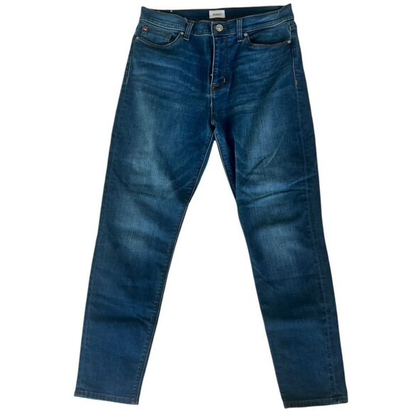 Hudson Women’s Blair Super Skinny High Rise Blue Denim Jeans Sz 32 - Picture 1 of 12